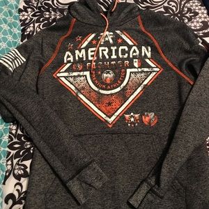 American fighter hoodie